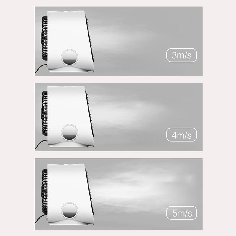 2 Types Air Cooler Fan Mini Desktop Air Conditioner with Night Light Mini USB Water Cooling Fan Humidifier Purifier Multifunction Summer