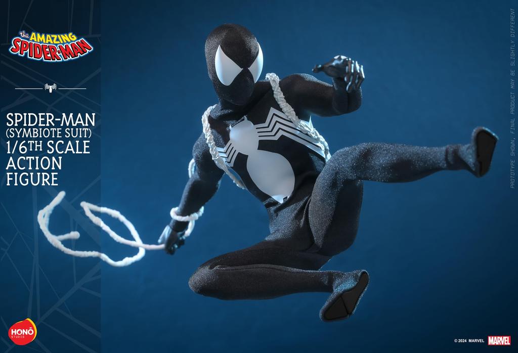 Honoo Studio Marvel Comics Scale Figure Spider-Man (Symbiote Suit) 1/6