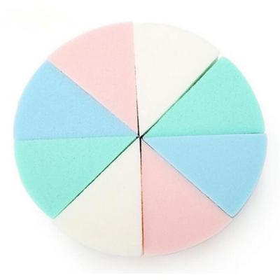 8Pcs/Set Lady Facial Makeup Triangle Soft Foundation Powder Puff Cosmetic Tool