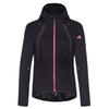Solid Color Zip-Up Hooded Water-Resistant Jacket Women Jackets KW4737