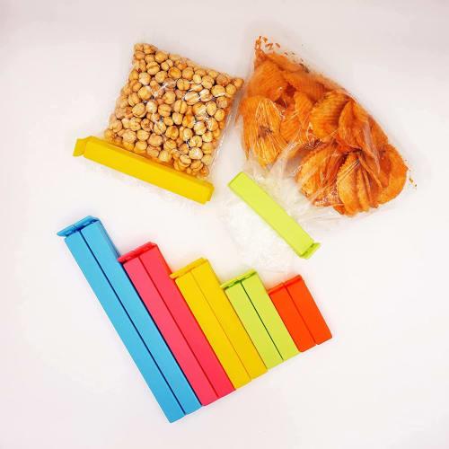 Samcos Convenient Bag Clips, Kitchen Clips, Refrigerator Bag Clips, Prevent Moisture from Snacks, Food Storage, Waterproof and Moisture-Proof Clips, 5