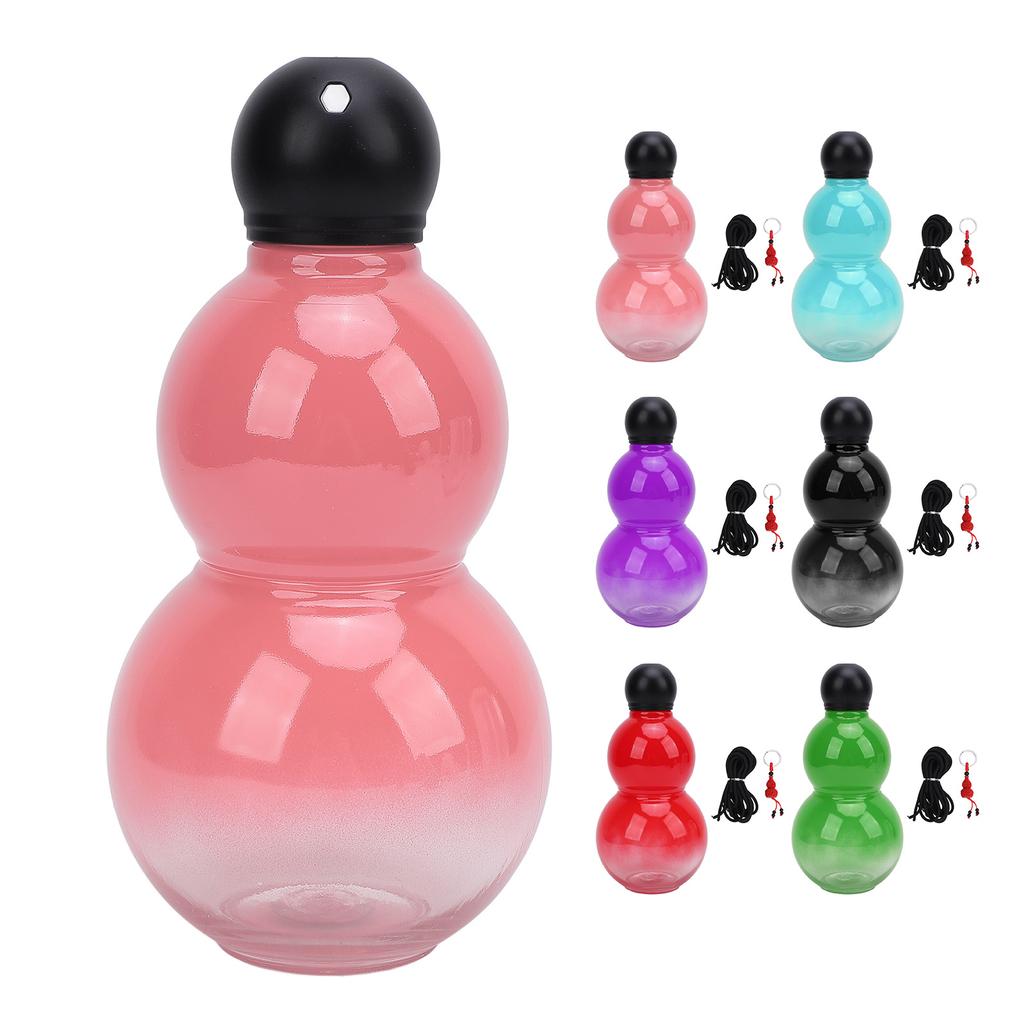 Gourd Water Bottle 800ml Large Capacity PP PC Plastic Gourd Style Sports Water Flask for Travel