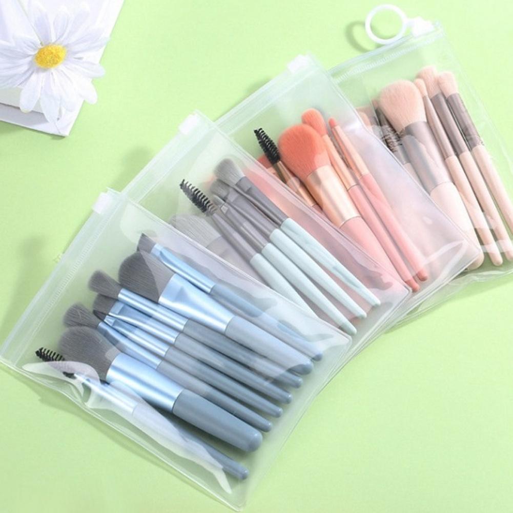8 Piece For Mini Makeup Brush Set for Beginners and Travel Makeup Kit