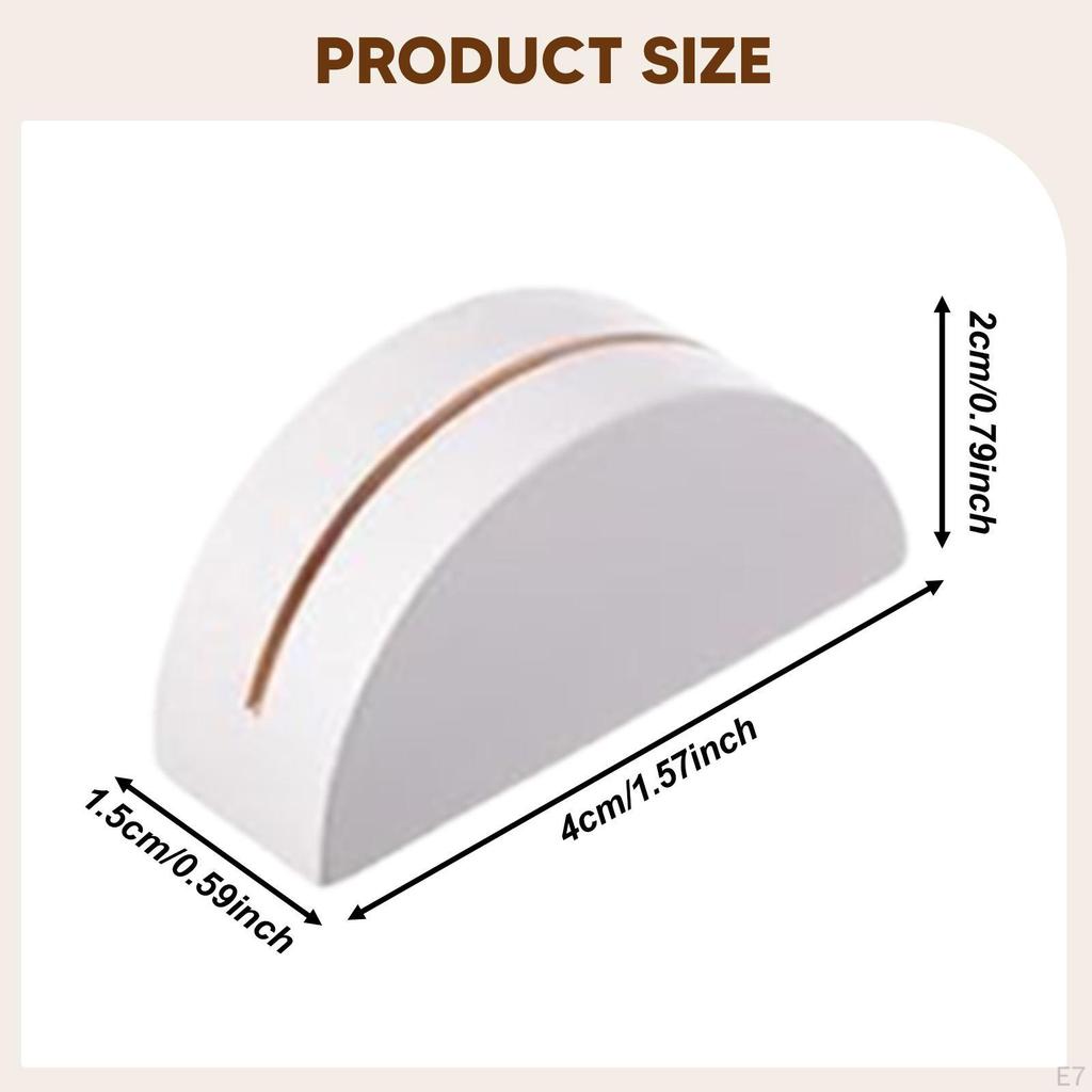 24 Pieces Place Card Holders Business Wooden Sleek Practical Decorations Table Number