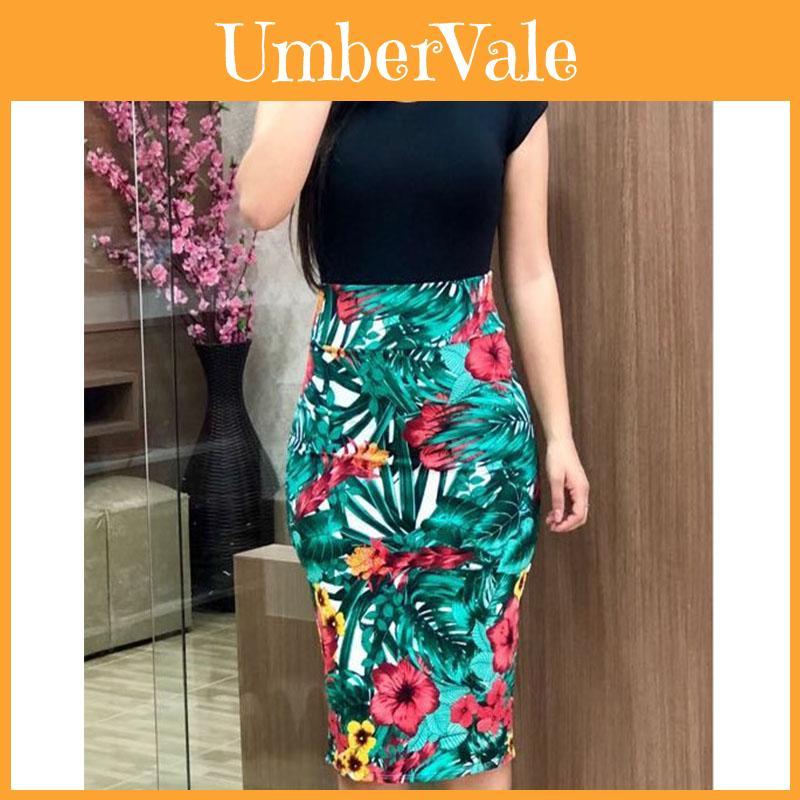 Elegant Plus Size Ladies Short/long Sleeve Floral Boho Women Party Bodycon Maxi Dress