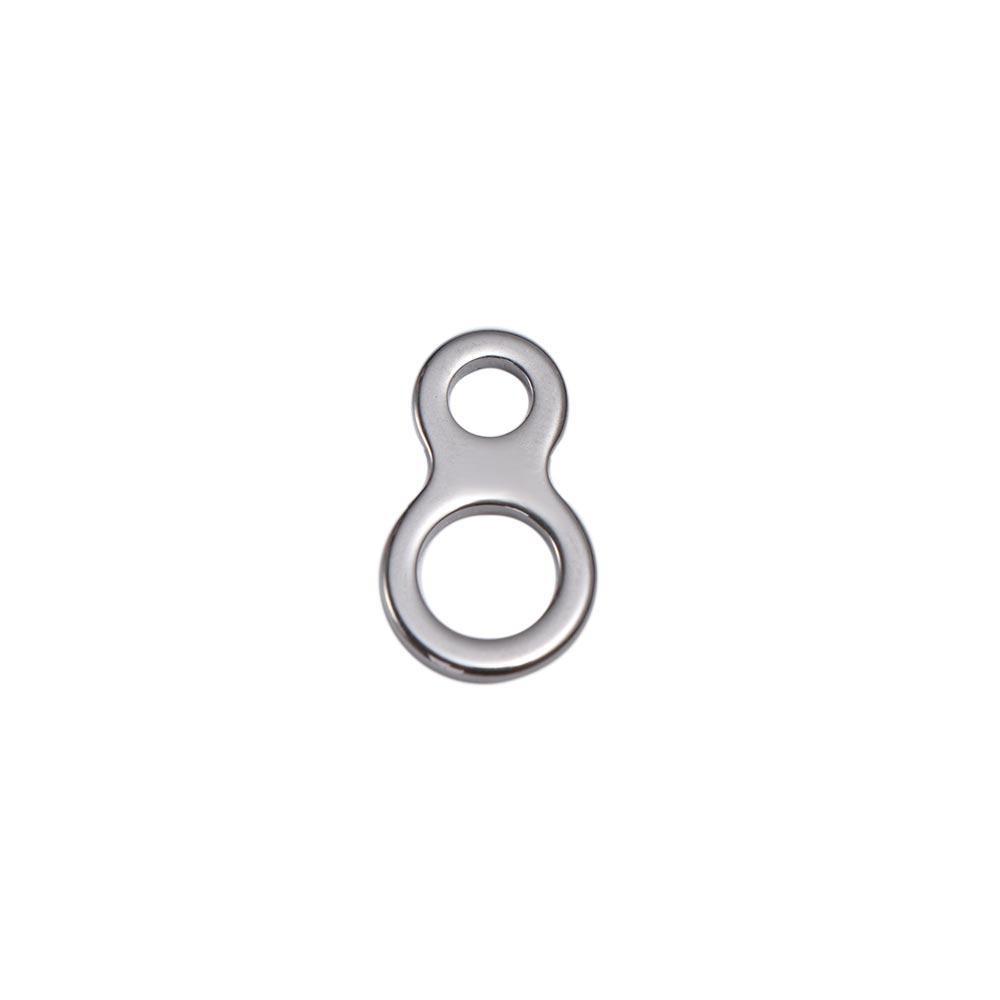10Pcs 8 Shape Double Hole Link High Strength Trolling Connector Fishing Connector Ring Trolling