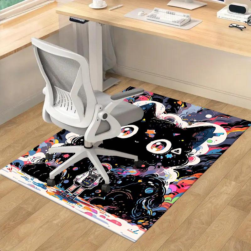 1pc Office Carpet: Anti Slip Anime Cartoon Design Rug Perfect for Home Decor, Living Room, Bedroom, Game Room & Dormitory