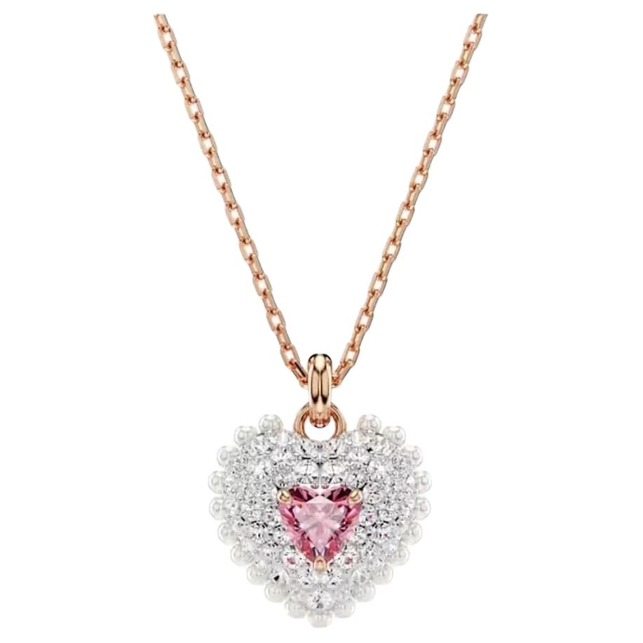 Swarovski Idyllia Hyperbola Pendant Necklace Unisex Necklace Rose-Gold 5683936