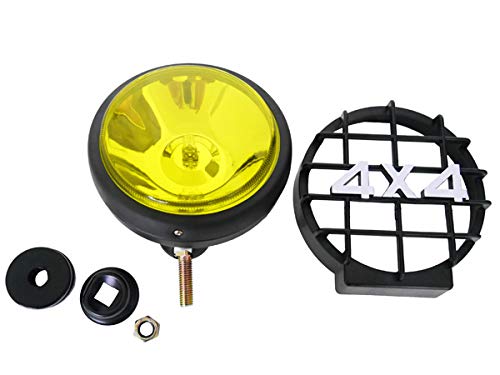 WNJAPAN 4x4 Fog Lights/Driving Lights, 12V H3 55W, 4WD, Halogen, Set of 2, Yellow, HT-27YR