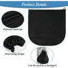 Helmet Bag 18x17in Black Welding Helmet Bag with Drawstring for Motorcycle Bicycle Bike Riding Travel Racing Sport