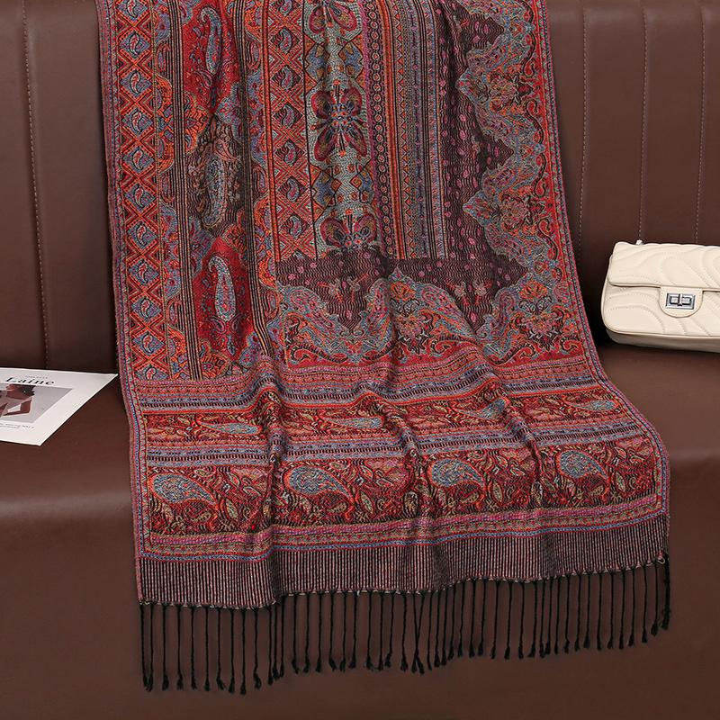 

Пашмина Шаль Женский Платок Теплые Зимние Шарфы Дизайн Принт Женский Фуляр Хлопковые Палантины Шарф ONE SIZE