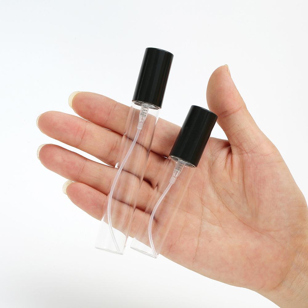 30/50/100pcs 2ml 3ml 5ml 10ml Portable Empty Refillable Bottle Glass Perfume Bottles Cosmetics Bottle Sample Thin Glass Vials