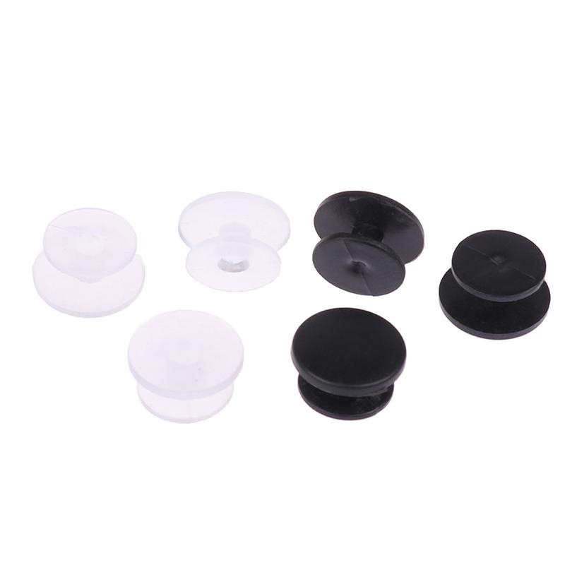 100Pcs Plastic Buckles Ornaments For Shoes Accessories Diy Shoes Buttons Lightweight Buckles Black Clear Buckles Findings