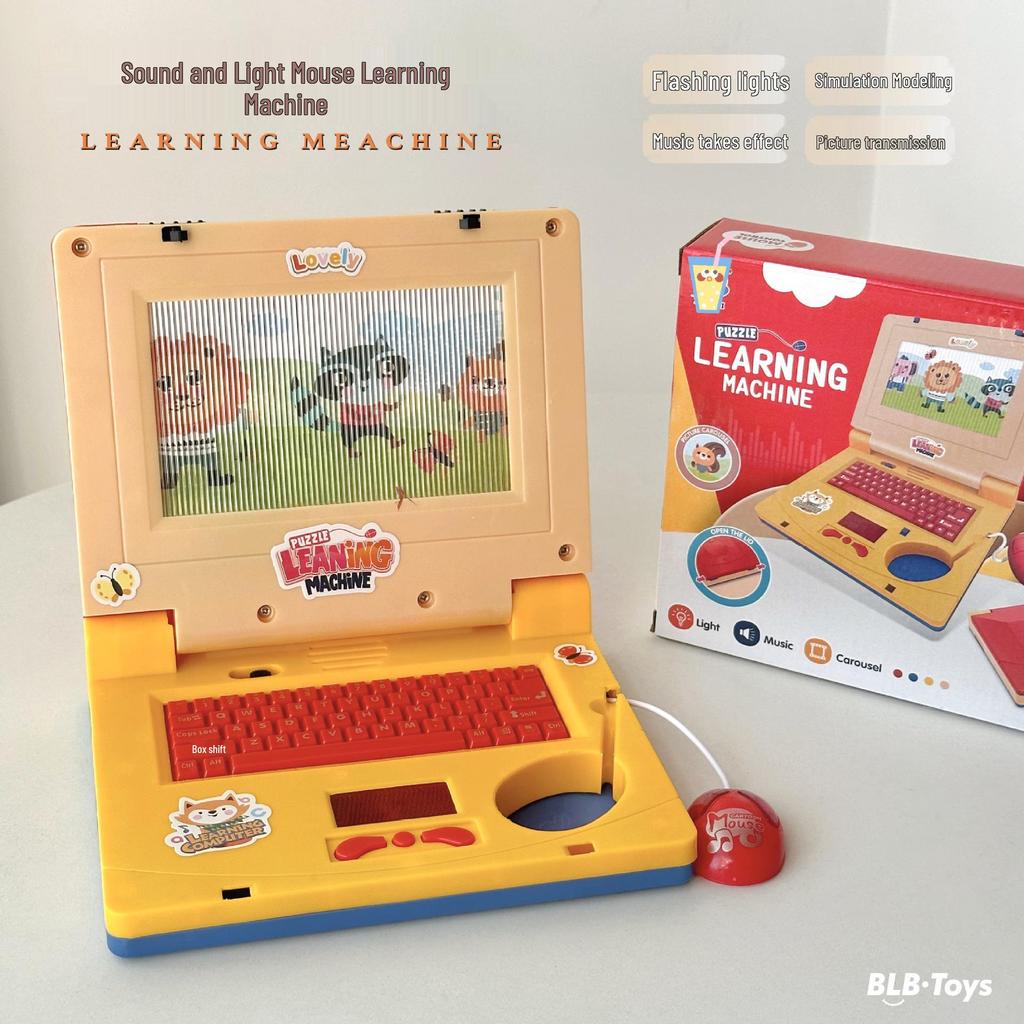 Cross-border Kids' Light-Up Music Notebook: Educational English Version Toy