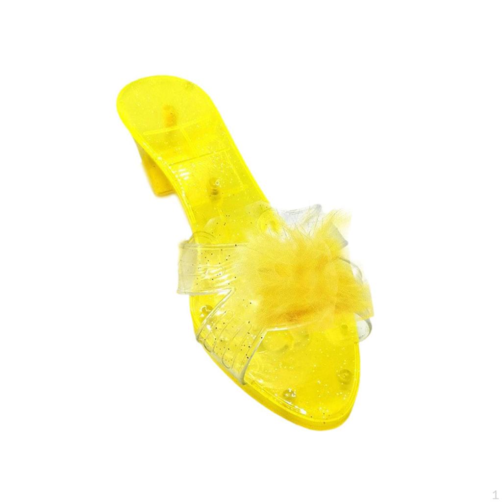 Girls Portable And Multifunctional Princess Shoes Slip-on Dress Up for Cosplay Party Birthday