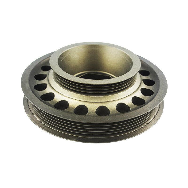 Aluminum Light Weight Crank Crankshaft Pulley Fit For 1993-2001 Honda Prelude H22 VTEC