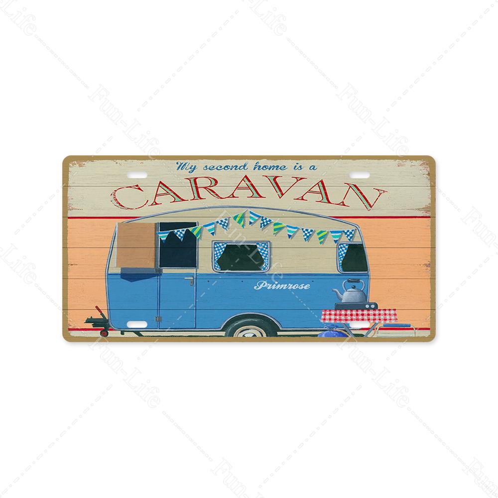 Camping Metal Sign Plate Plaque Vintage Tin Sign Decor for Camping/Cars/Tent/Cookout/Camping Supplies/Home Wall Decor