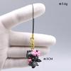 Vintage Pink Heart Lock Hello Kitty Pendant Accessories Cute And Charming Japanese Charm Shell Angel Wings Devil Hello Kitty Keychain Gifts