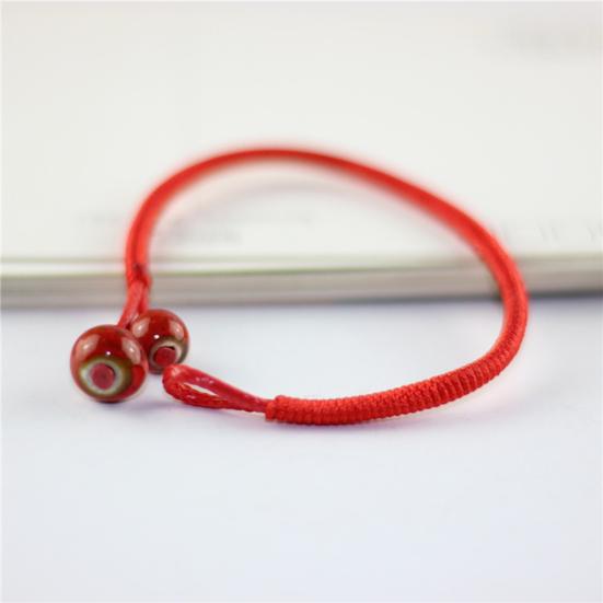 Unisex Ceramics Beads Charm Braided Rope Lucky Bracelet Bangle Jewelry Gift