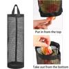 2pcs Mesh Plastic Bag Holder Carrier with Stick Hooks Garbage Bag Storage Organizer