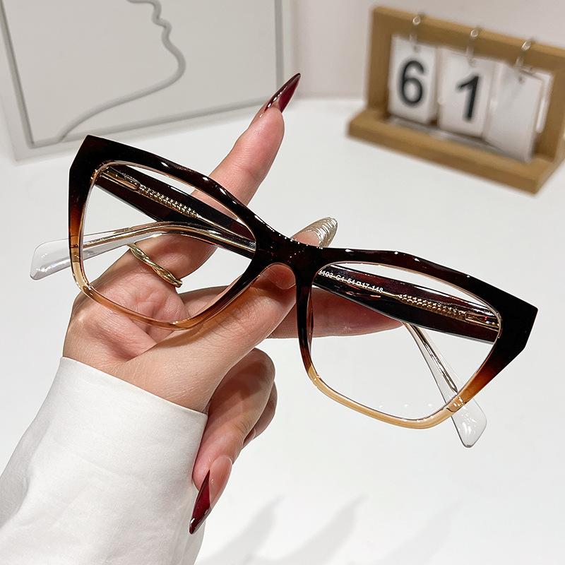 Ultralight Women Short-sighted Eyewear Cat Eye Myopia Glasses Blue Light Minus Diopter Eyeglasses Retro Clear Lens Glasses