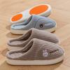 Cixi cotton slippers for home use in winter indoor home non-slip plush warm couple in winter