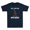 I Cant I have Plans With Bigfoot Funny Sasquatch Graphic Vintage Unisexs TShirt