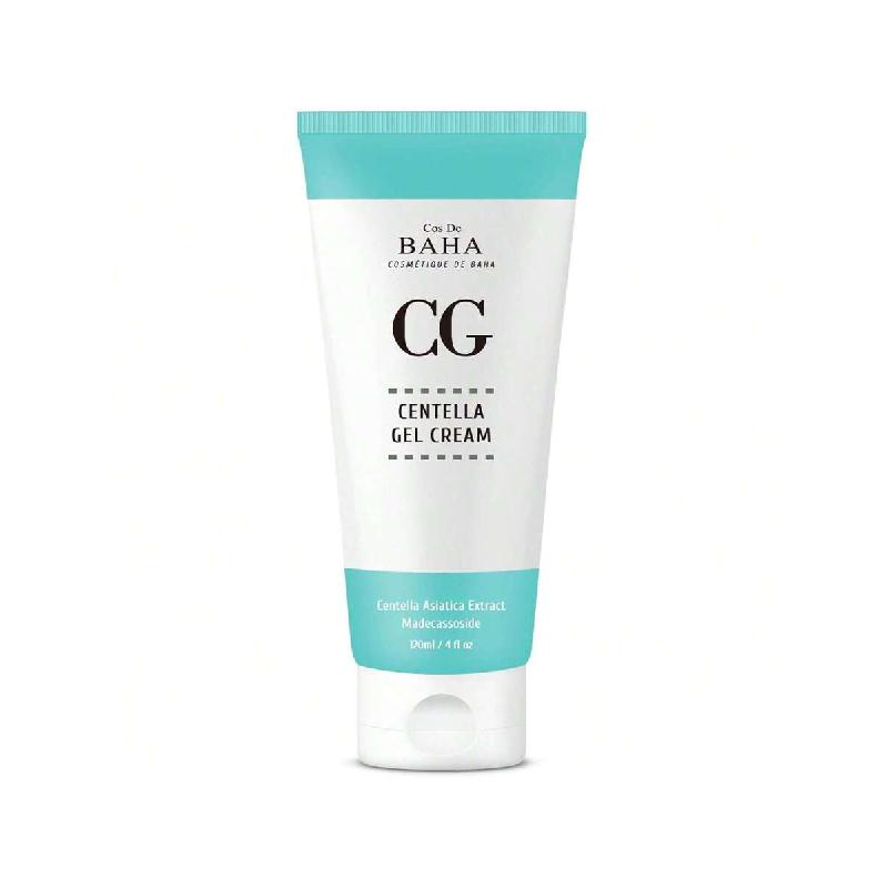 Cos De BAHA Centella Asiatica Soothing Calming Cream for Face/Neck 120ml - Cica Facial Gel Cream Lightweight Hydrate Boost Smooth