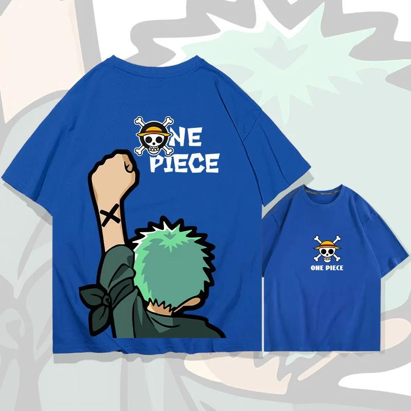 

Anime One Piece Zoro Children s 100%CottonT-shirt Short Sleeve Fashion Teenager Short Sleeve Summer Street Casual Children s Top 130