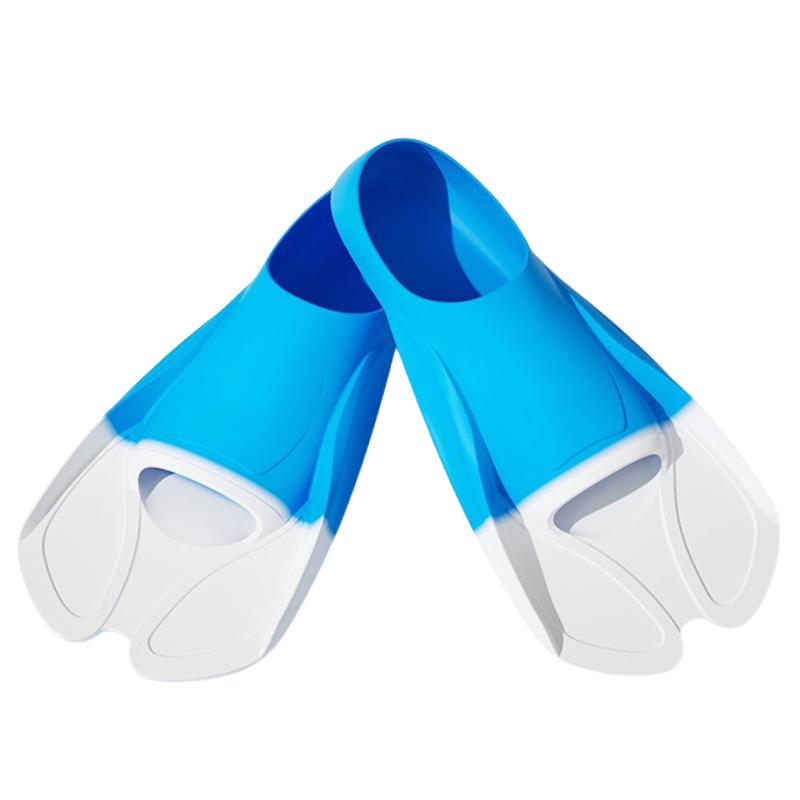 Comfortable Flexible Short Silicone Swimming Fins for Child and Adult Use In Scuba Diving and Training