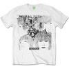The Beatles T Shirt Revolver White Album Cover Logo Mens Official New
