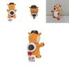 Karl Groundhog Plush Toy 22cm Height Realistic Design Furry Stuffed Animal