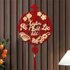 AEE2-Vietnamese Text Decoration Spring Festival Pendant New Year Decoration Living Room Bow Pendant