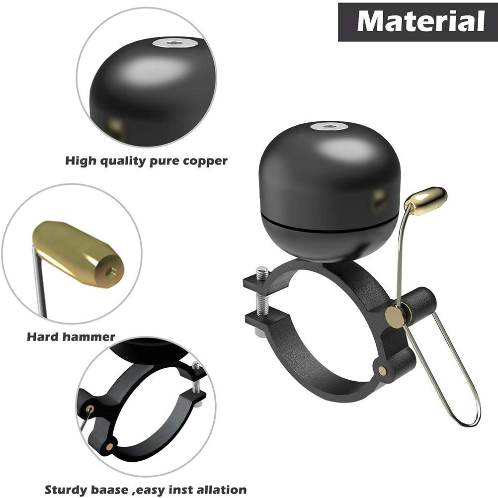Retro Bike Bell Classic Alloy  Bell with Crisp  Sound for Road Bike Mountain Bike City Bike Sports