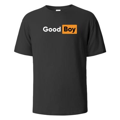 Good Boy Print T-Shirt Summer Tees For Men Women 100% Cotton O-neck Oversize Casual Short Sleeved Tops
