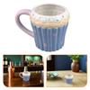 Keramik Muffinform Kaffeebecher 510ml Latte Tee Heißschokolade Tasse Kreativ Ästhetisch Frühstück Büro Zuhause
