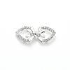 5 Pair Shiny Cheongsam Buckle Brooches Sweater Buttons Clothing Pins Crystal Cardigan Clip Cape Cloak Clasp