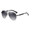 Óculos de Sol Polarizados Coloridos Refletivos para Homens e Mulheres Óculos de Sol para Dirigir Lentes Piloto Pretas Unissex Uv400