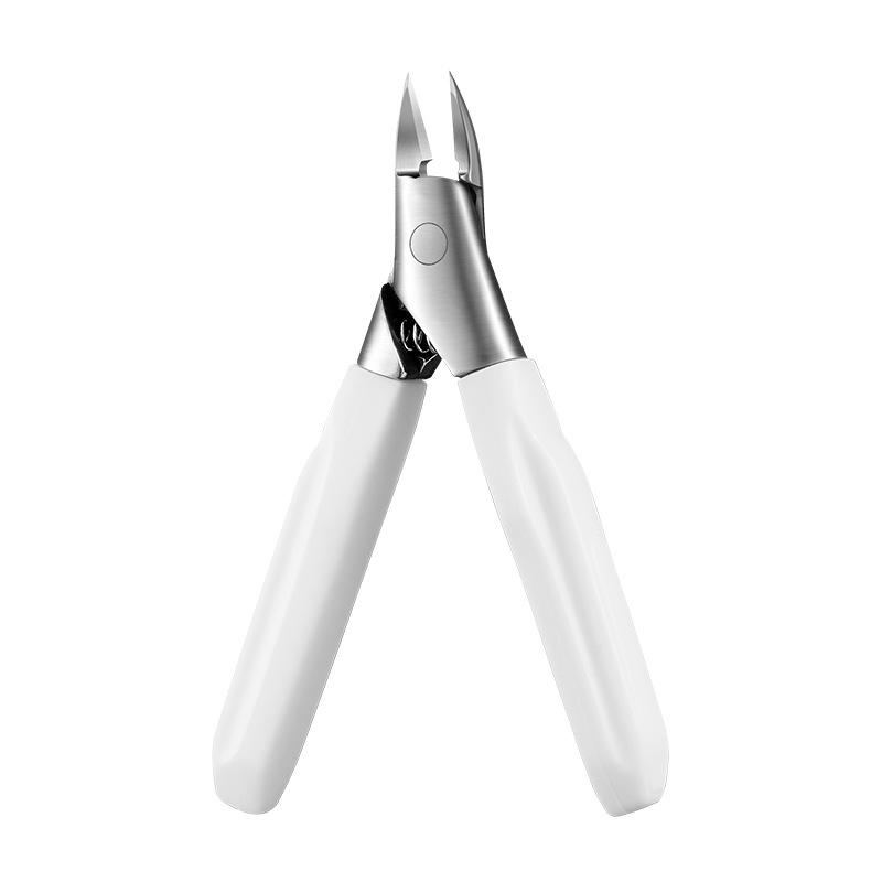 Angled Jaw Stainless Steel Cuticle Nipper for Thick Nails