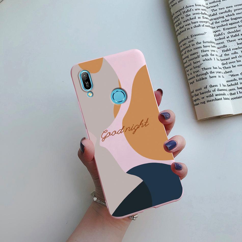 For Huawei Y6s 2019 Case Huawei Y9s Phone Case Fashion Flower Soft Silicone Back Cover For Huawei Y6 Pro 2019 MRD-LX2 Y 6S Etui