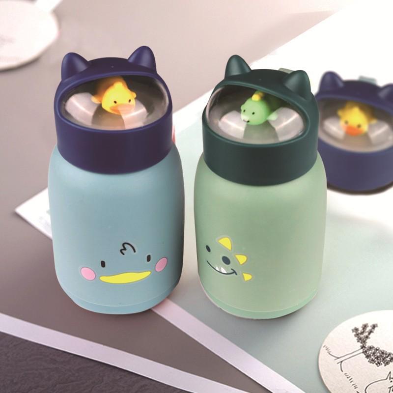 Cute Cartoon Pet Glass-Insulated Water Cup for Kids - High Temperature Resistant, Thick Plastic Shell, Portable Gift