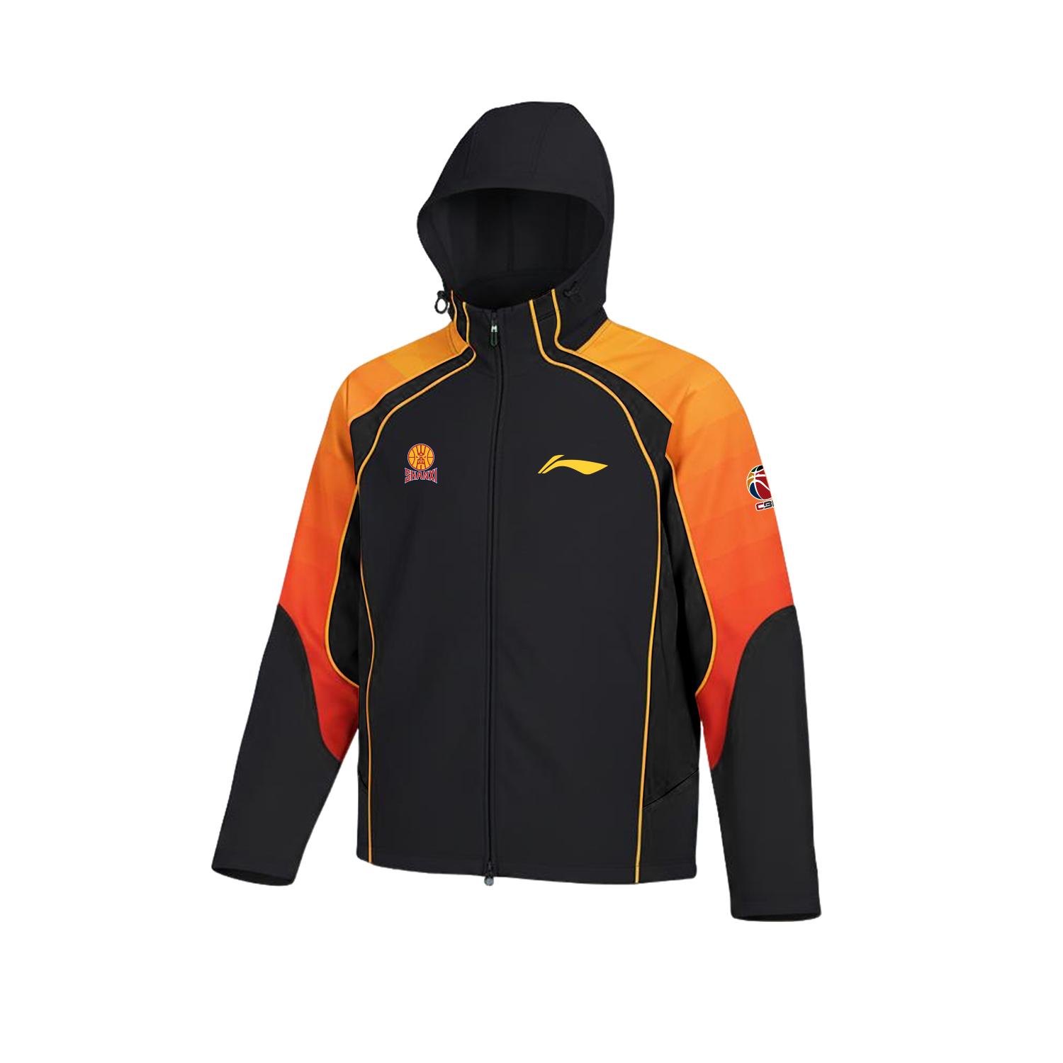 

Li Ning Cba Сезон 25-26 Командная игровая куртка Шаньси Осень-Зима Ветрозащитная Толстая Теплая Тренировочная Спортивная Беговая Толстовка Унисекс Куртка Черная AWDVM45-1 M