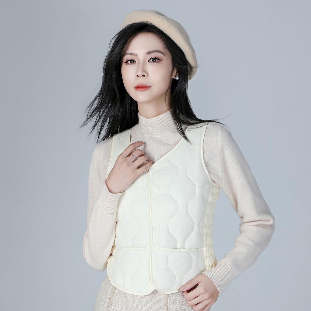 Short Autumn and Winter Velvet To Keep Warm, Wearing A Vest Inside, Slim-fitting Mother's Waistcoat Looks Thin