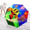 1pc Pac-Man Themed High-quality Umbrella,Automatic Opening and Closing Umbrella,Multi-functional Umbrella G0811253
