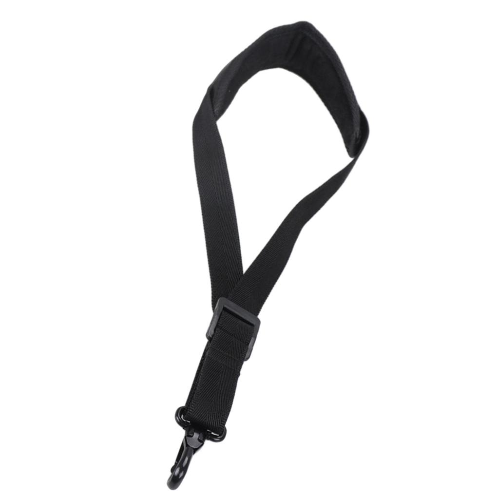 PU Leather Saxophone Shoulder Strap No Stress On Neck Shoulder Strap Adjustable