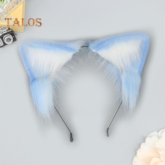 Japanese Style Headband Plush Cat Ear Decor Hair Hoop Gift Making Brightly Colored Dressing Prop Hair Accessories