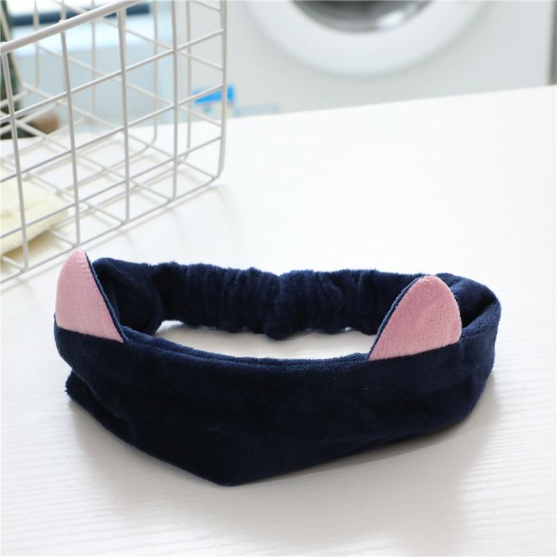 Cat Ears Hair Band Elastic Cat Makeup Face Mask Hair Cover Sports Scarf Bangs Scarf Headband