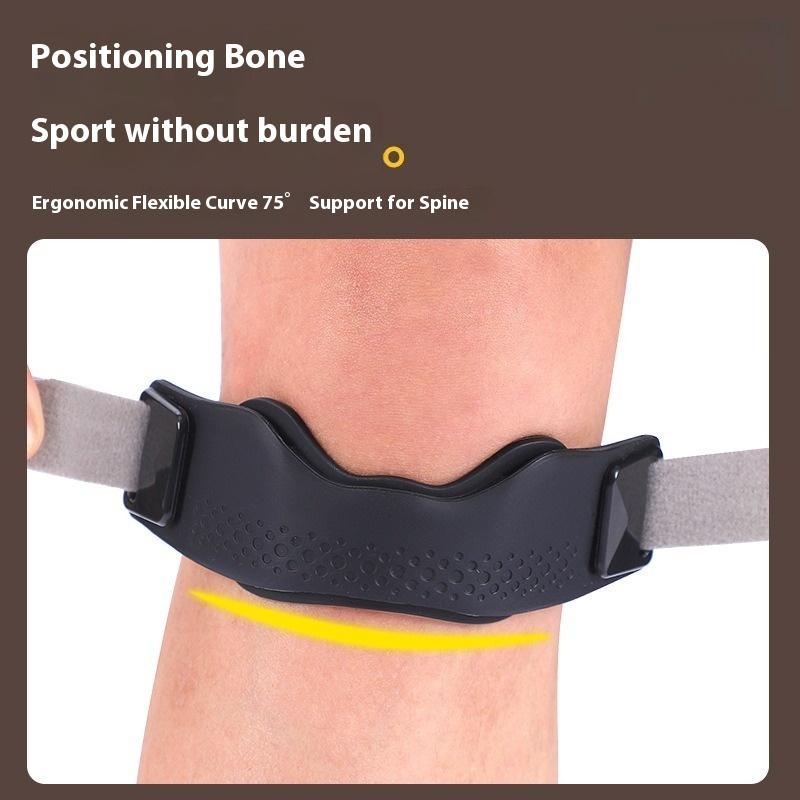 Butterfly Silicone Patella Strap Knee Pads, Sports Anti-injury Adjustable Protective Strap