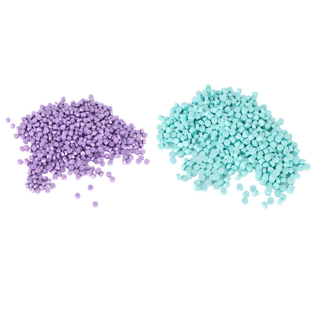 Sealing Wax Beads Pure Color Odourless Smokeless Portable Quick Dry Wax Stamp Beads for Envelope Car