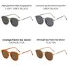 Retro Brown Sunglasses For Women With Uv400 Protection And Oversized Frames For Casual Outings